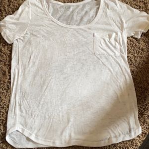 A white see-through tee